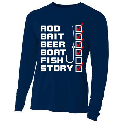 Fishing Check list Everything Checked But Fish Cooling Performance Long Sleeve Crew