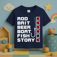 Fishing Check list Everything Checked But Fish Toddler T-Shirt