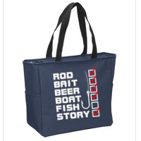 Fishing Check list Everything Checked But Fish Zip Tote Bag