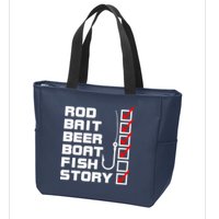 Fishing Check list Everything Checked But Fish Zip Tote Bag