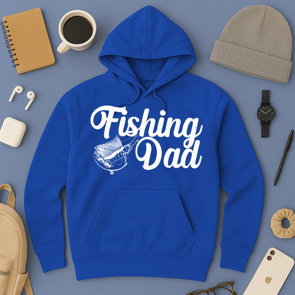 Fishing Dad Father's Day Fishing Fan Hoodie