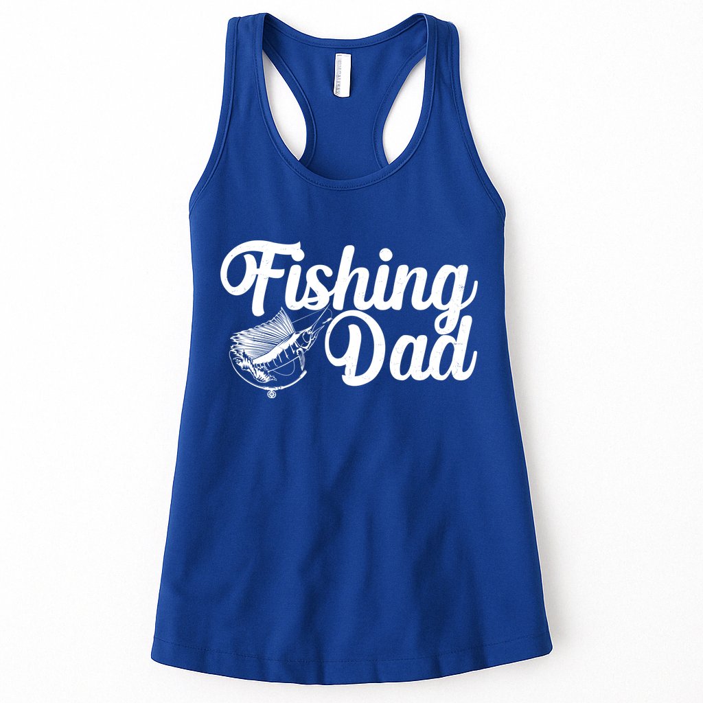 Fishing Dad Father's Day Fishing Fan Womens Tank Top