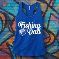Fishing Dad Father's Day Fishing Fan Womens Tank Top