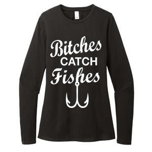 Fishing Girls Funny Womens CVC Long Sleeve Shirt