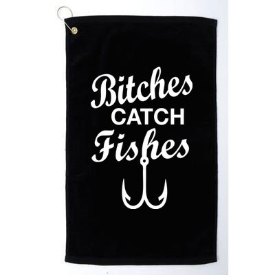 Fishing Girls Funny Platinum Collection Golf Towel