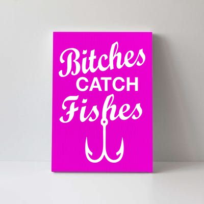 Fishing Girls Funny Canvas