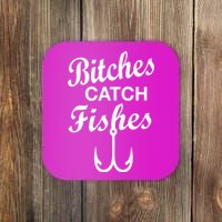 Fishing Girls Funny Coaster