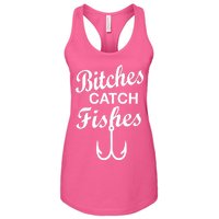 Fishing Girls Funny Women's Racerback Tank