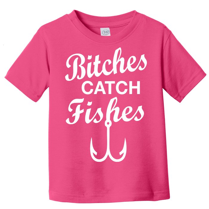 Fishing Girls Funny Toddler T-Shirt