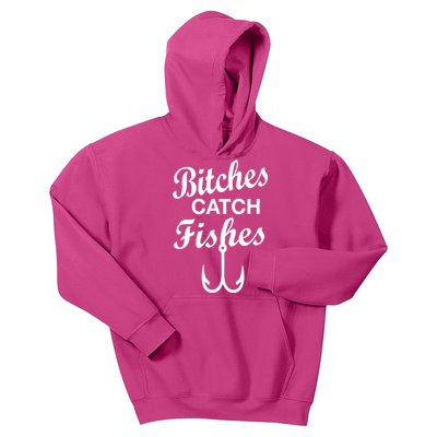 Fishing Girls Funny Kids Hoodie