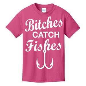 Fishing Girls Funny Kids T-Shirt