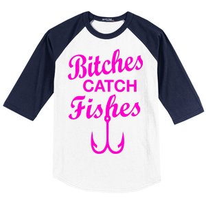 Fishing Girls Funny Baseball Sleeve Shirt