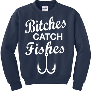 Fishing Girls Funny Kids Sweatshirt