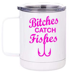 Fishing Girls Funny 12 oz Stainless Steel Tumbler Cup