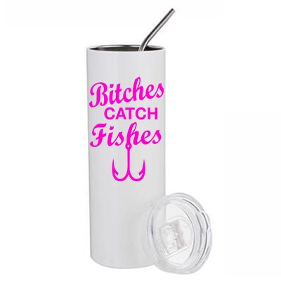 Fishing Girls Funny Stainless Steel Tumbler