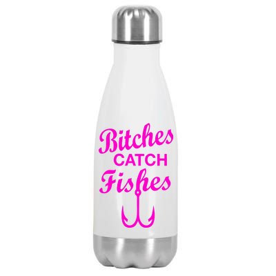 Fishing Girls Funny Stainless Steel Insulated Water Bottle