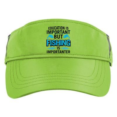 Fishing Is Important Adult Drive Performance Visor