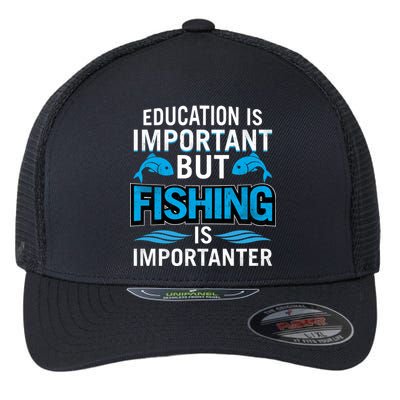 Fishing Is Important Flexfit Unipanel Trucker Cap