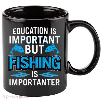 Fishing Is Important 11oz C Handle Ceramic Mug
