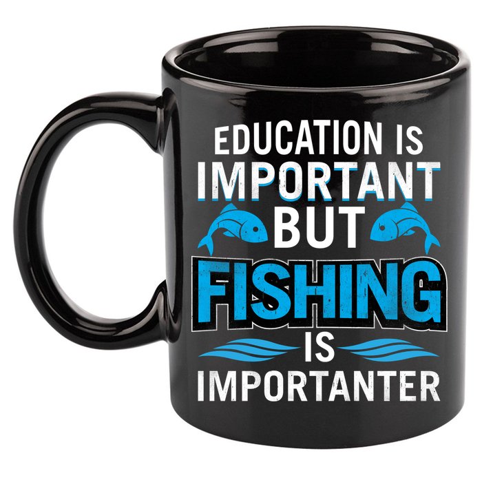 Fishing Is Important 11oz C Handle Ceramic Mug