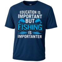 Fishing Is Important Cooling Performance Crew T-Shirt