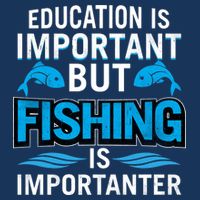 Fishing Is Important Cooling Performance Crew T-Shirt