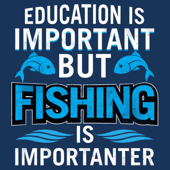 Fishing Is Important Cooling Performance Crew T-Shirt
