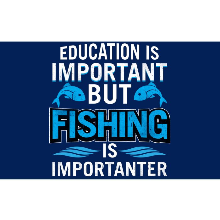 Fishing Is Important Bumper Sticker