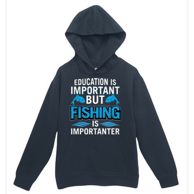 Fishing Is Important Urban Pullover Hoodie