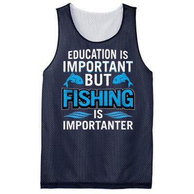 Fishing Is Important Mesh Reversible Basketball Jersey Tank