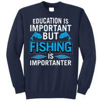 Fishing Is Important Tall Sweatshirt