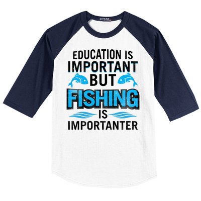 Fishing Is Important Baseball Sleeve Shirt