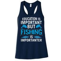 Fishing Is Important Women's Racerback Tank