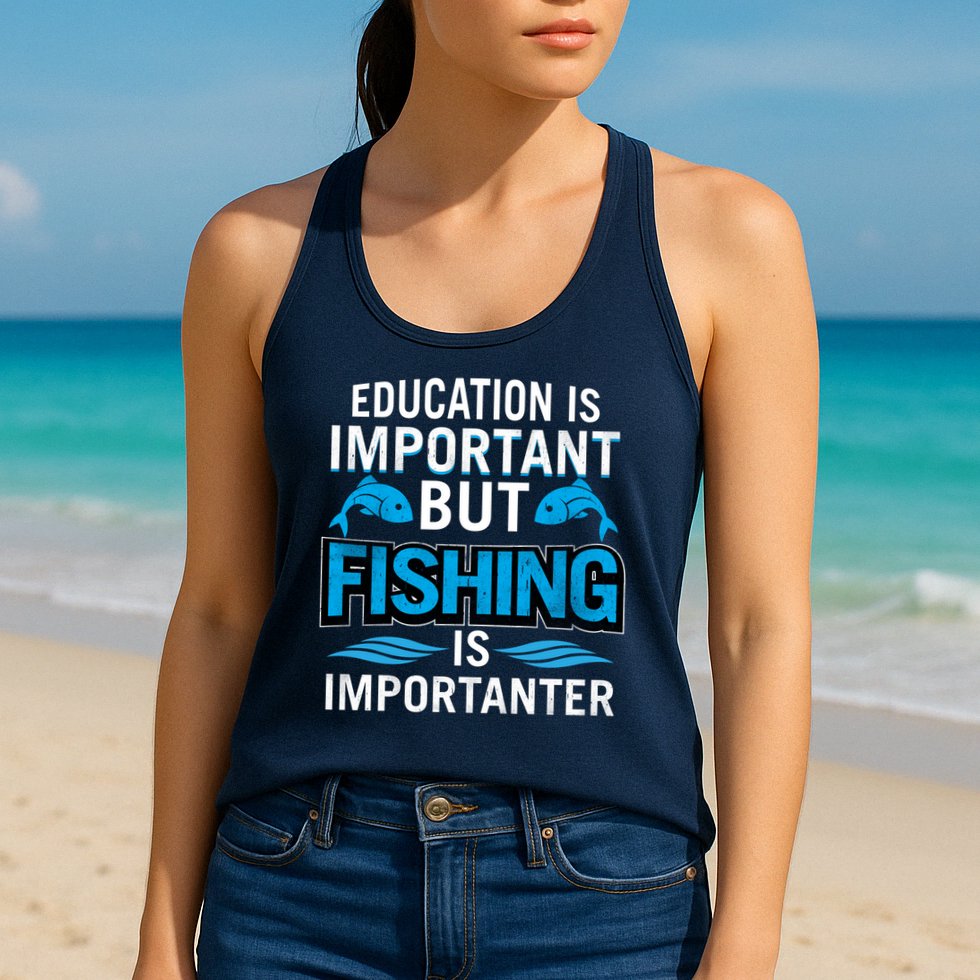 Fishing Is Important Womens Tank Top