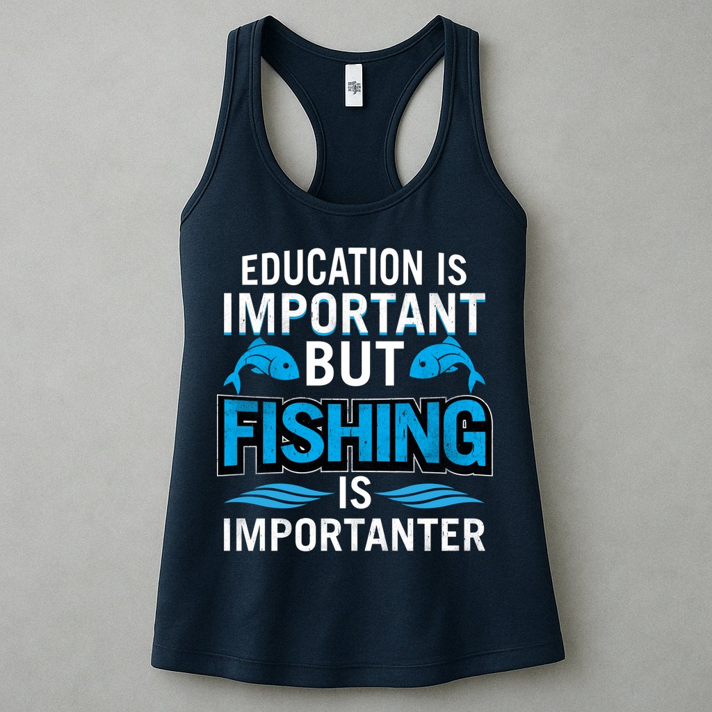 Fishing Is Important Womens Tank Top