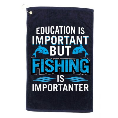 Fishing Is Important Golf Towel