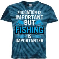 Fishing Is Important Kids Tie-Dye T-Shirt