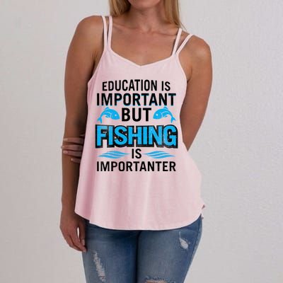 Fishing Is Important Women's Strappy Tank