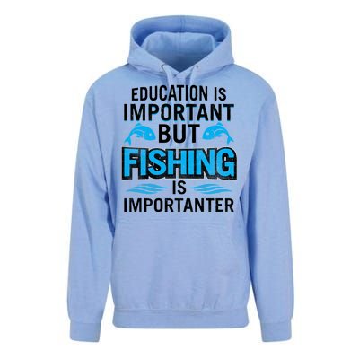 Fishing Is Important Unisex Surf Hoodie