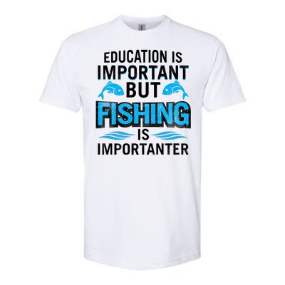 Fishing Is Important Softstyle CVC T-Shirt