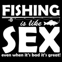 Fishing Is like Sex Impact Tech Backpack