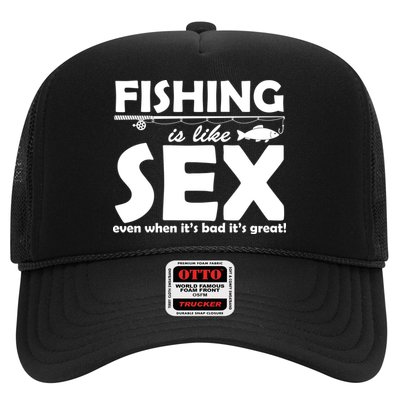 Fishing Is like Sex Trucker Hat