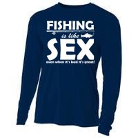 Fishing Is like Sex Cooling Performance Long Sleeve Crew