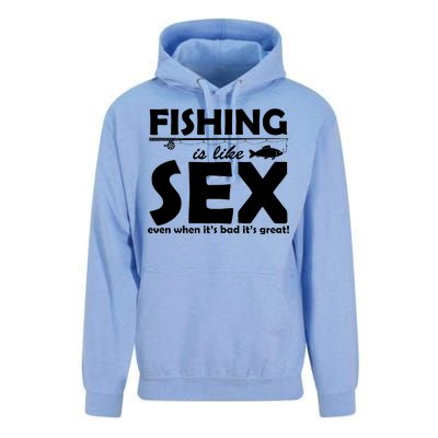 Fishing Is like Sex Unisex Surf Hoodie