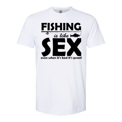 Fishing Is like Sex Softstyle® CVC T-Shirt