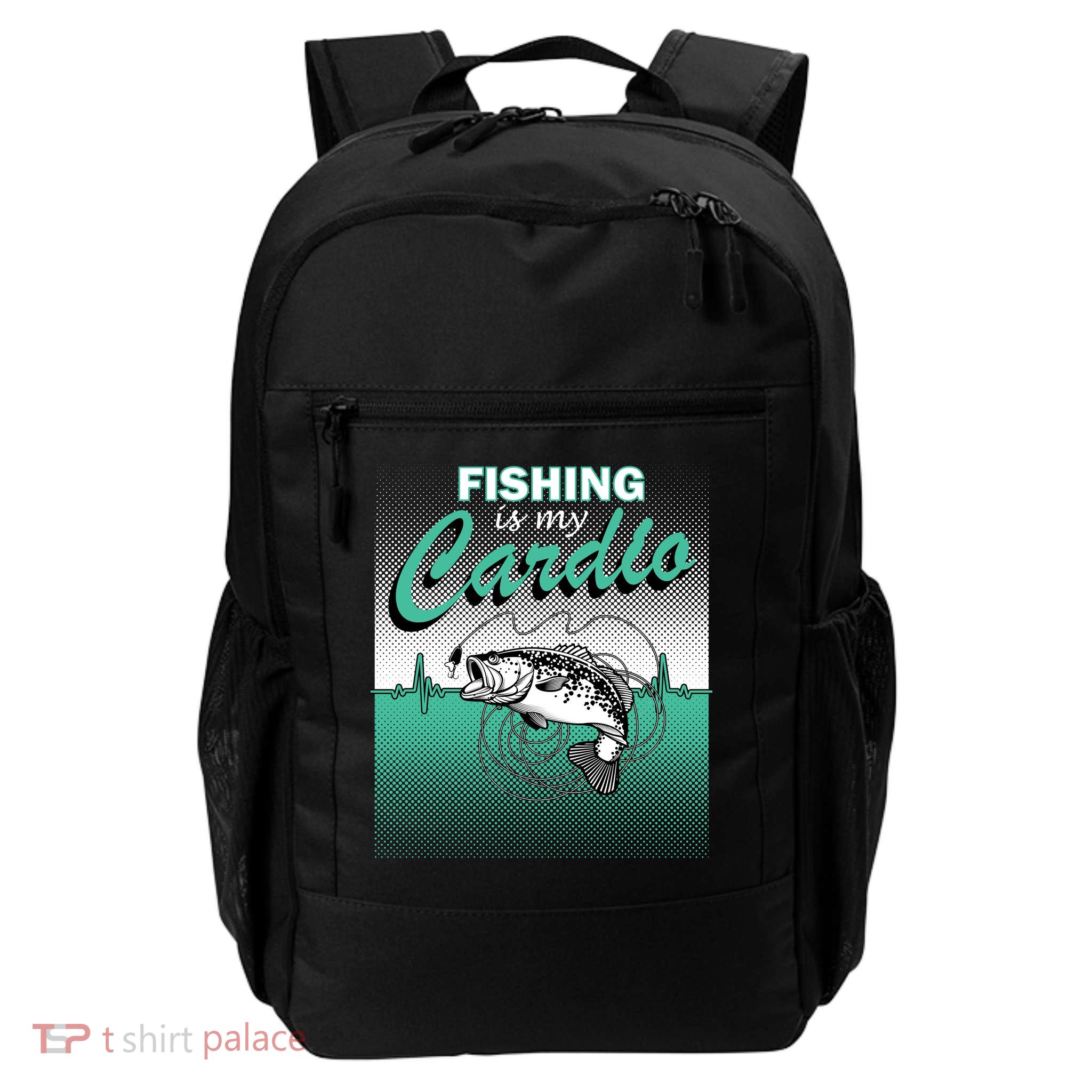 Fishing Is My Cardio Daily Commute Backpack