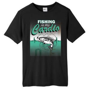 Fishing Is My Cardio Tall Fusion ChromaSoft Performance T-Shirt