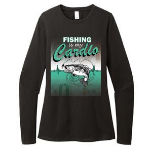 Fishing Is My Cardio Womens CVC Long Sleeve Shirt