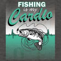 Fishing Is My Cardio Vector Backpack