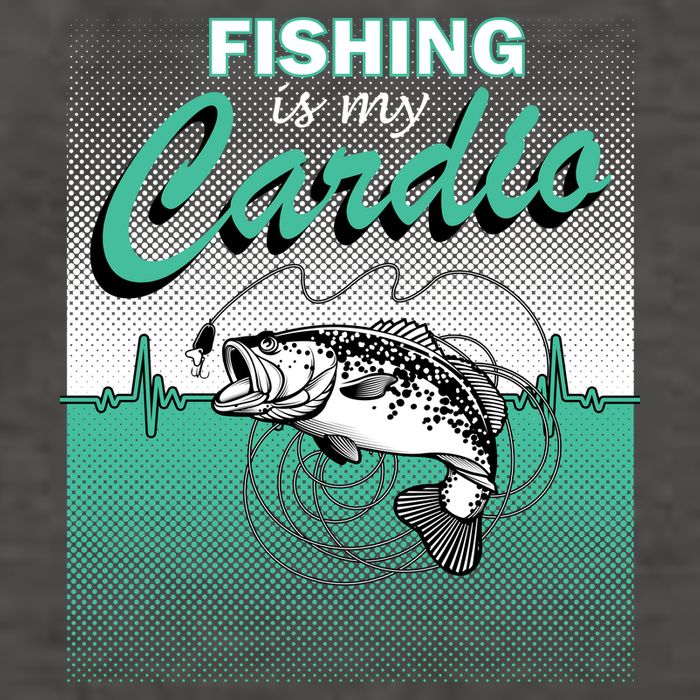 Fishing Is My Cardio Vector Backpack
